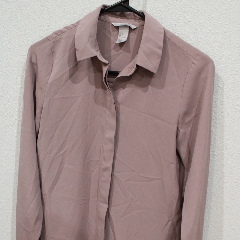 H&M Mauve Blouse